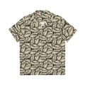 Men's Golden Night Tropical Floral Print Hawaiian Shirt