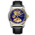 Mechanical Watch with Transparent Hollow Design