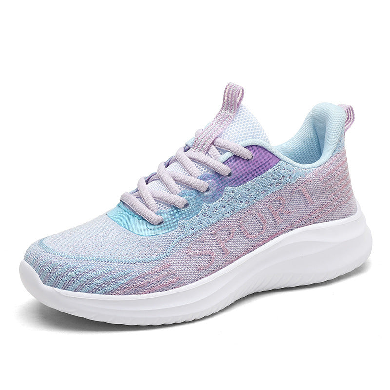 Fashionable Women's Breathable Mesh Running Shoes