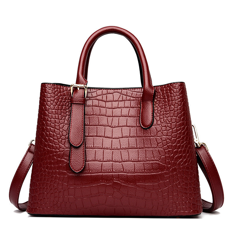 Crocodile Pattern Women's Fashion Handbag