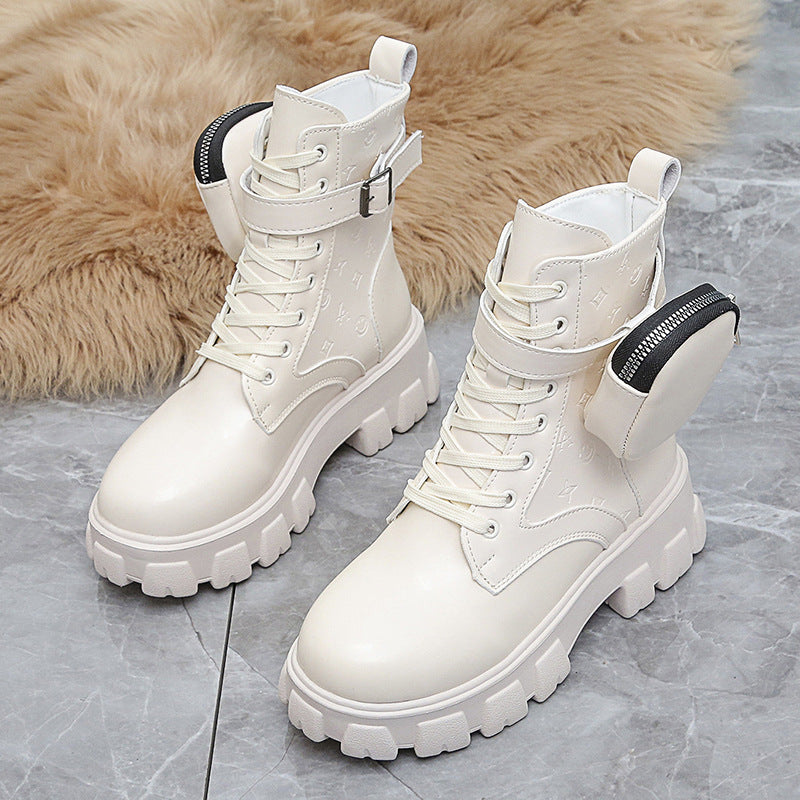 "New Women's Autumn Thick-Soled Martin Boots"