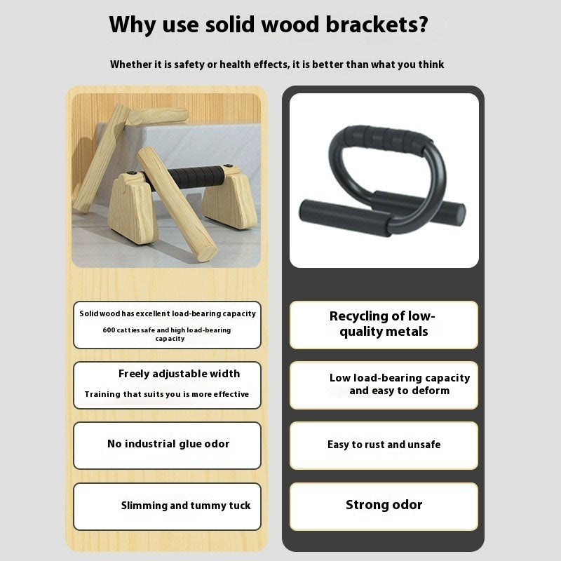 Wooden Push-Up Stand