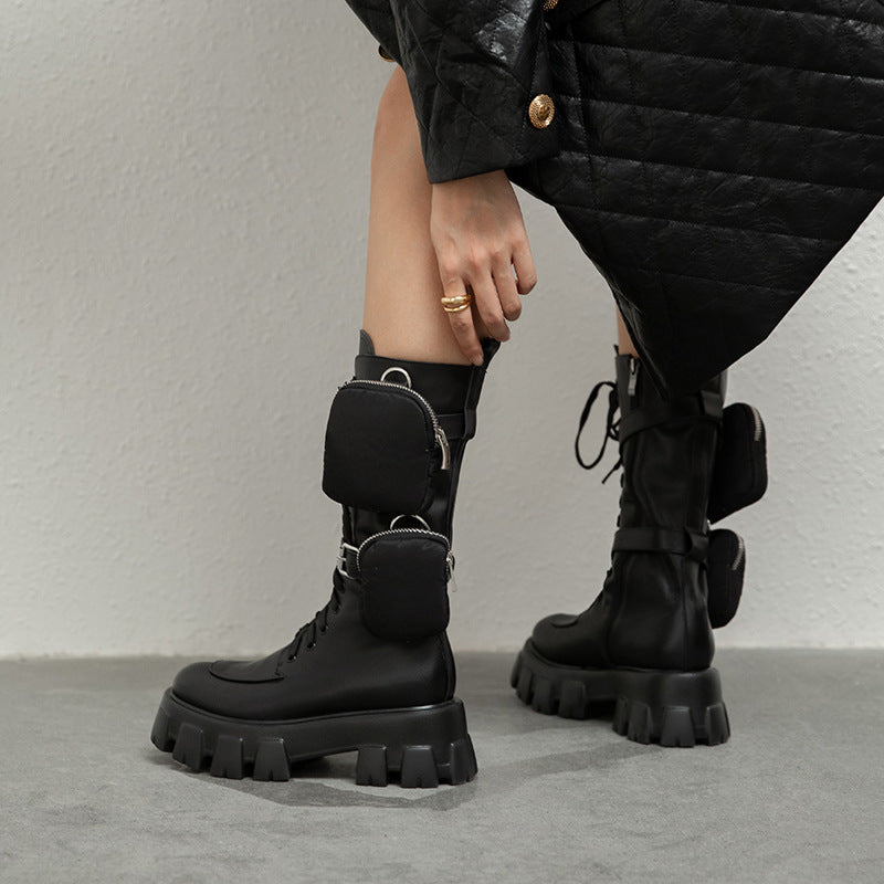 2020 New Autumn Winter Chunky Sole Martin Boots