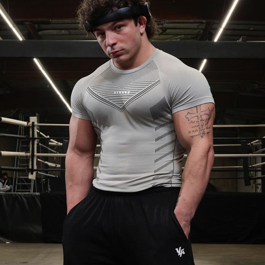 Men's American Style Quick-Dry Athletic Short Sleeve Shirt