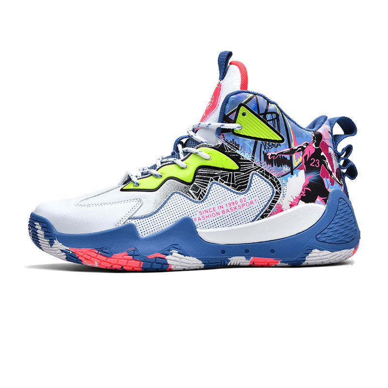 Men's High-Top Basketball Shoes for Students and Athletes