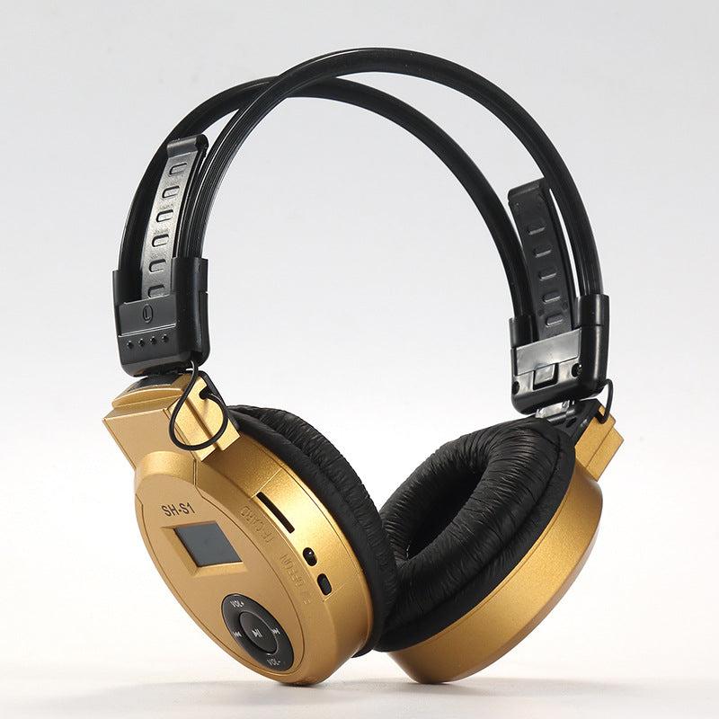 3H-866 Bluetooth Headphones with Deep Bass and Card Slot