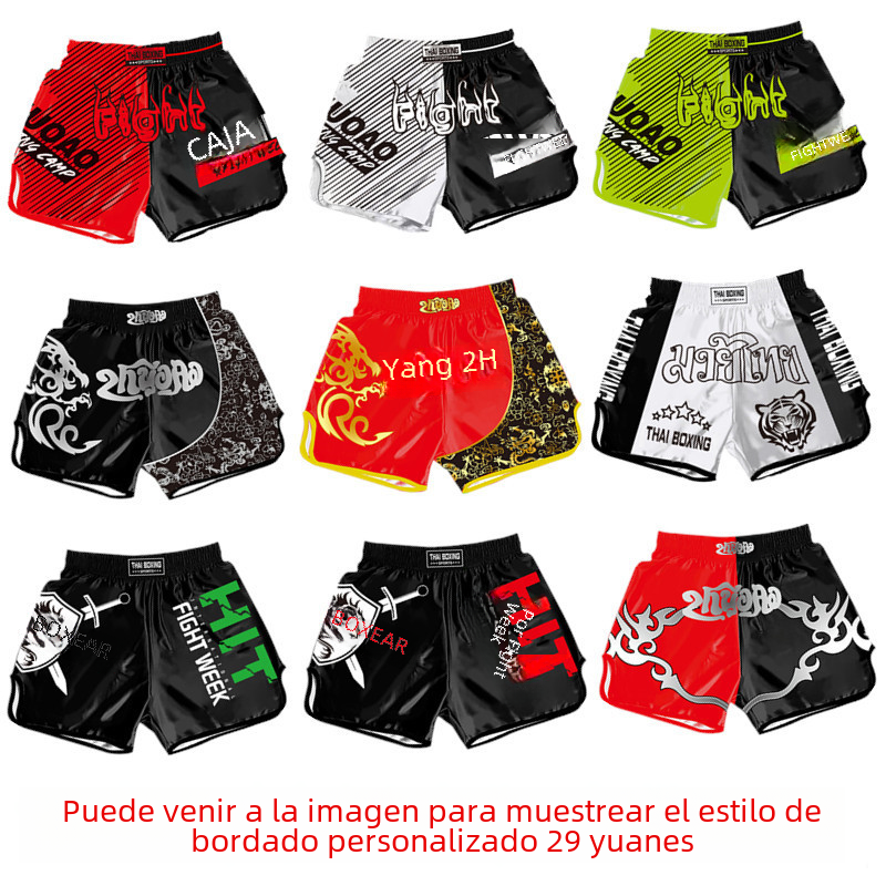 Zhuoao Muay Thai Training Shorts for Combat Sports