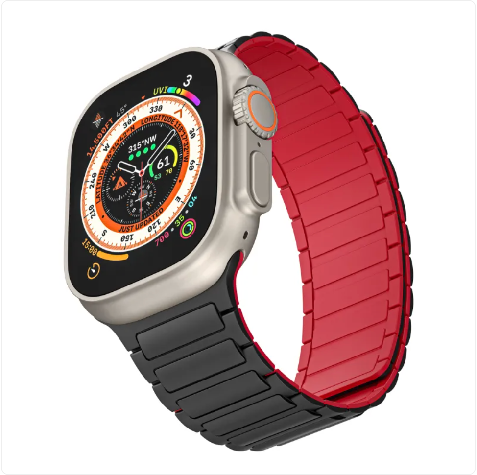 Magnetic Silicone Two-Tone Overall Strap