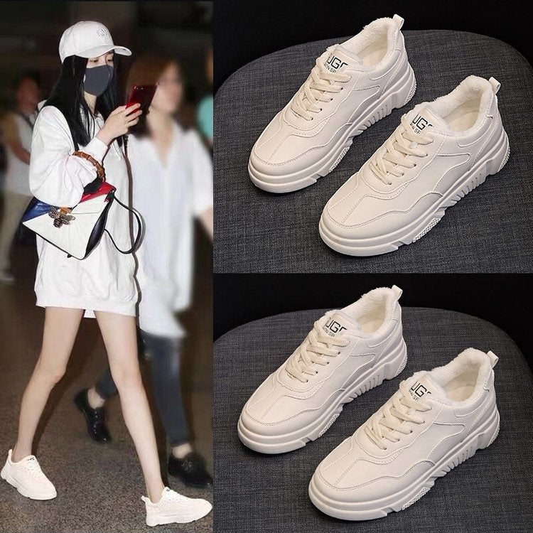 Women's 2020 Fashionable White Sneakers for Fall/Winter
