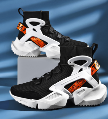 Men's High-Top Breathable Knitted Sock Sneakers