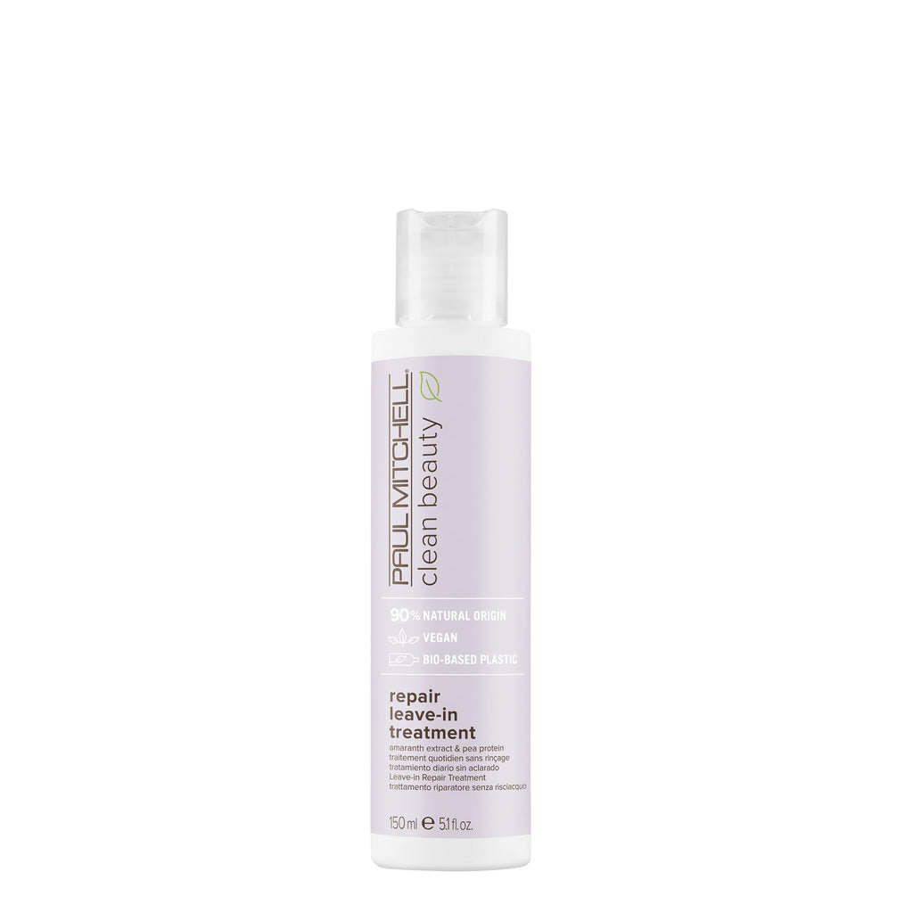 Paul Mitchell Clean Beauty Repair Leave-In Treatment Leave-In Conditioner Restores Strands For Damaged Brittle Hair 5.1 fl. oz.
