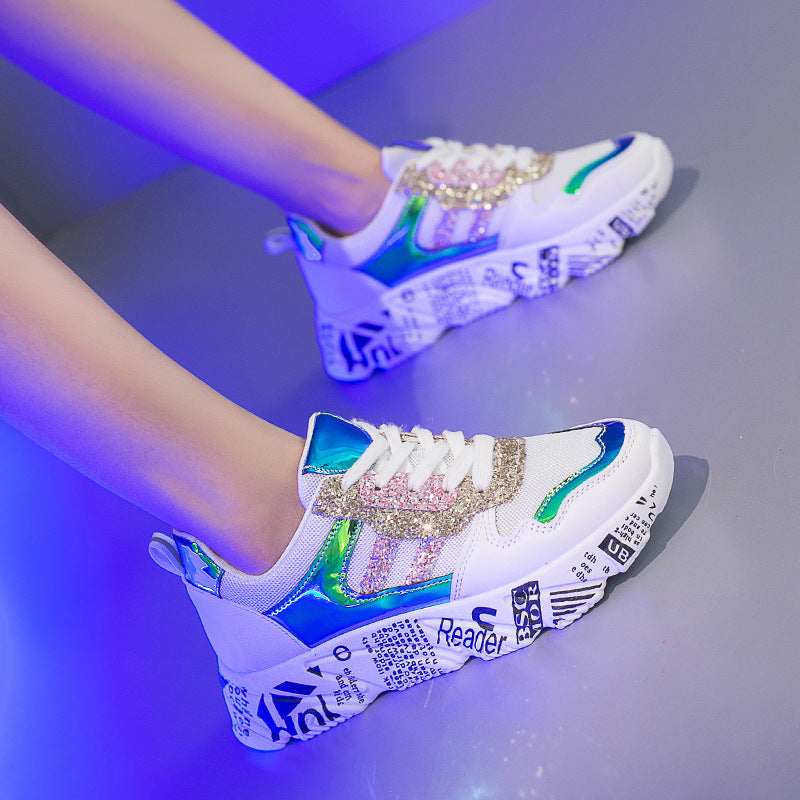 Trendy Women's Breathable Sports Sneakers for Summer
