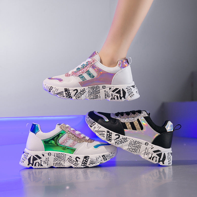 Trendy Women's Breathable Sports Sneakers for Summer