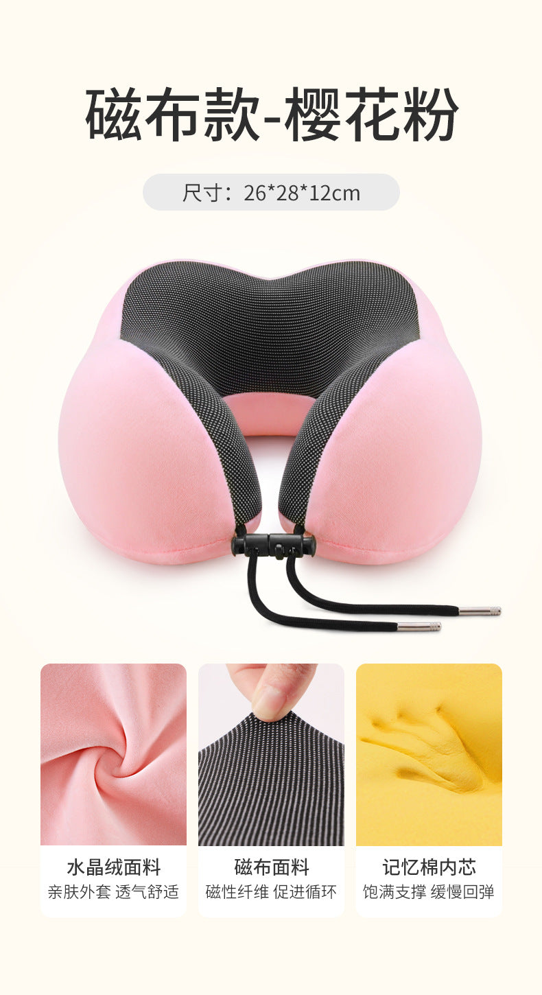 Memory Foam U-Shaped Neck Pillow for Travel