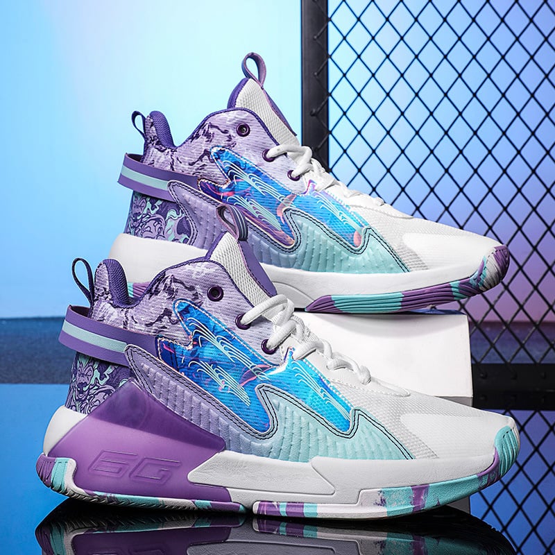 Luminous High-Top Basketball Sneakers