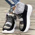 Winter Thick Sole Women's Snow Boots with Fur Lining