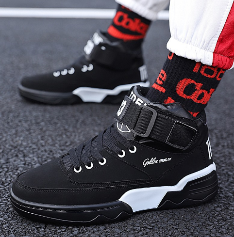 Men's High-Top Casual Korean Style Sneakers