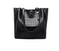 Versatile Crocodile Pattern Women's Shoulder Handbag