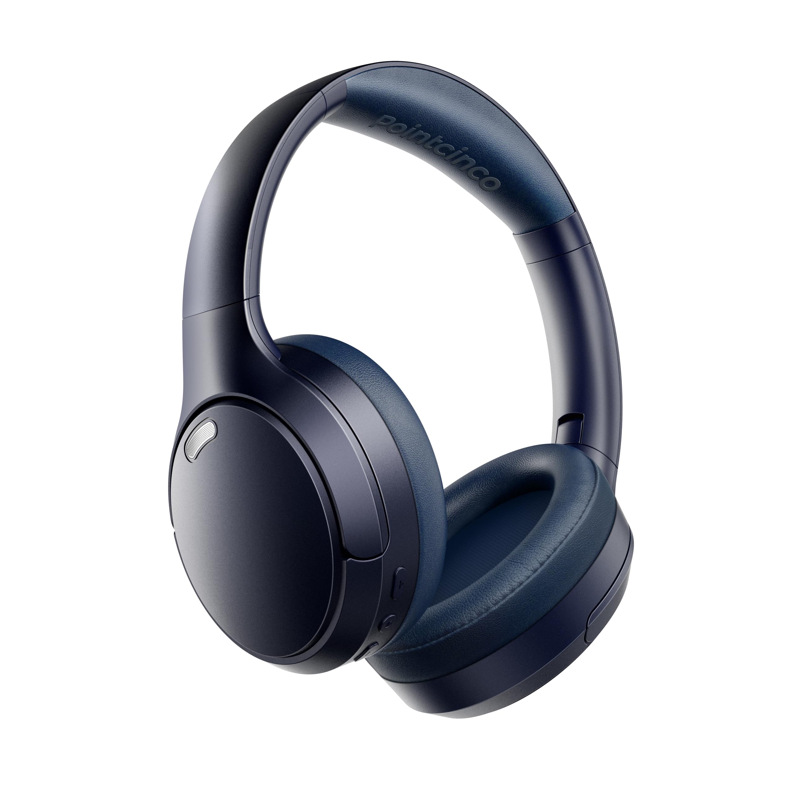 Pointcinco Bluetooth Headphones Wireless Over Ear Headphones with HiFi Stereo Microphone Foldable Lightweight On Ear 5.4 Headphones with Deep Bass for Cellphone/Travel/Office/Home(Blue)