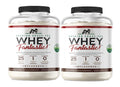 Whey Fantastic - Unflavored - 100% Pure Grass Fed Whey Protein - Optimum Blend of Isolate Concentrate & Hydrolysate - 2-Pack of 5lb