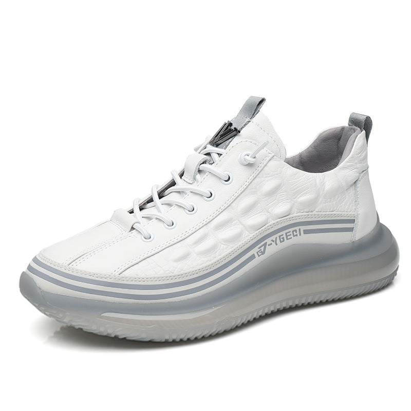Men's Breathable Crocodile Pattern Sports Shoes
