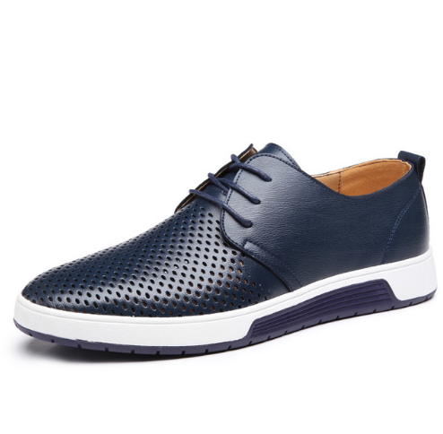 Men's Black Leather Business Formal Work Shoes