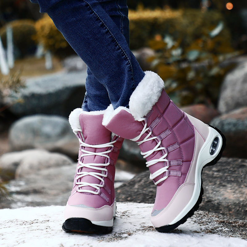 Women's Winter Snow Boots with Thickened Velvet Lining
