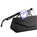 ANYLUV Reading Glasses for Men Blue Light Blocking Premium Square Computer Mens Reading Glasses 1.0 with Al-mg Frame