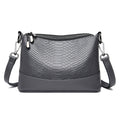 Women's Retro Crocodile Pattern Shoulder Crossbody Bag