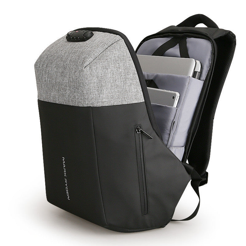 Anti-Theft USB Charging Backpack for Laptops