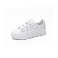 Velcro White Casual Sneakers - Versatile Sports Shoes