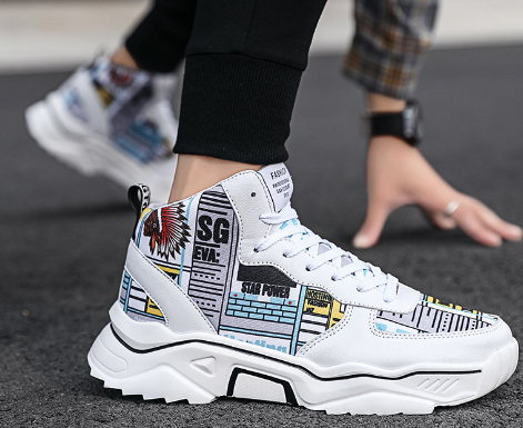 Fashionable Thick-Soled Harajuku Dad Sneakers