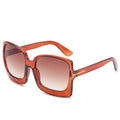 Oversized Gradient Sunglasses for Women UV400 Protection