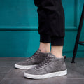 Men's High-Top Suede Casual Sneakers Korean Style