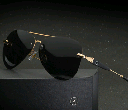 Classic Men's Metal Polarized Sunglasses Retro Frame