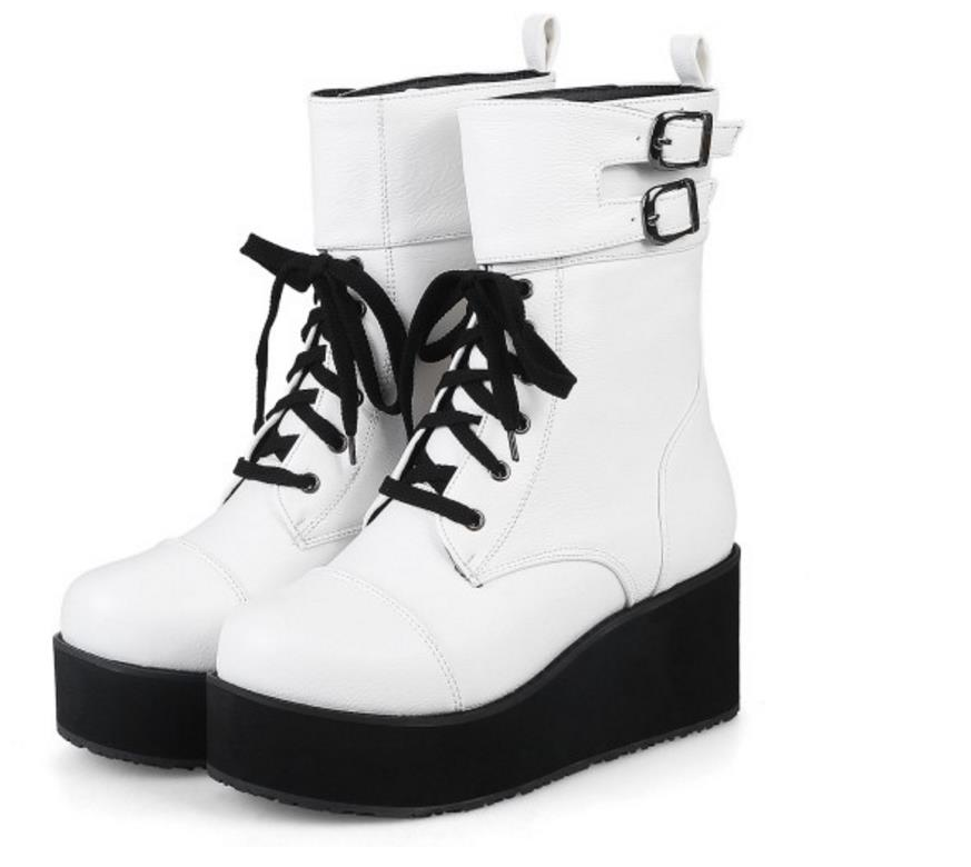 Martin Boots with Thick Sole