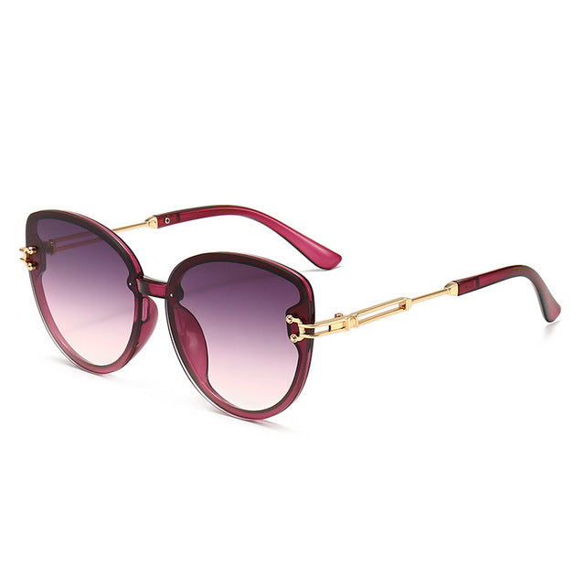 Imwete Cat Eye Gradient Sunglasses for Women UV400