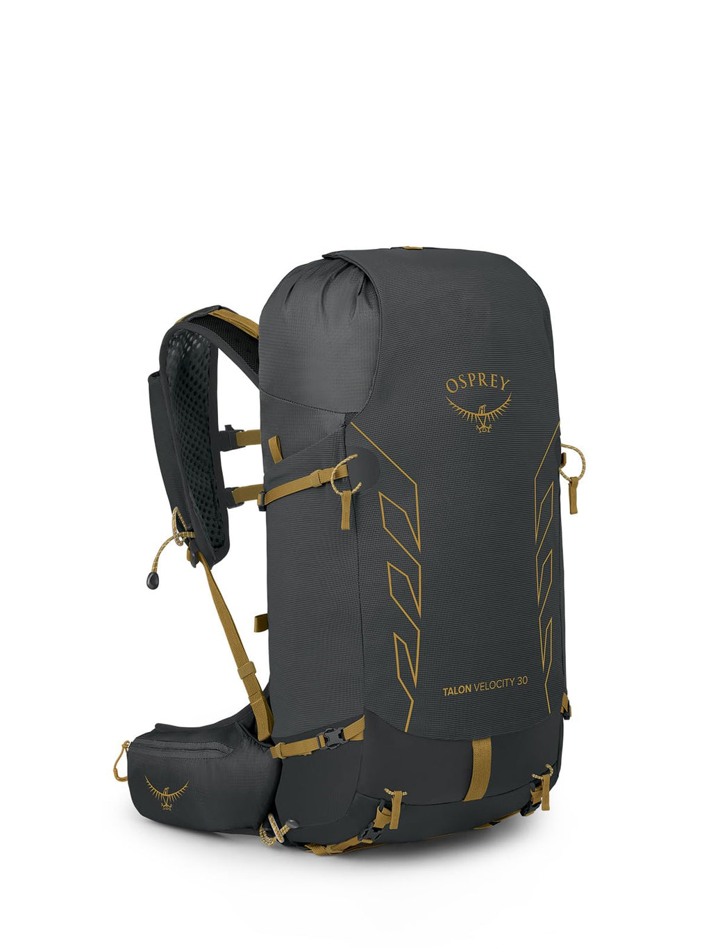 Osprey Talon Velocity 30L Mens Hiking Backpack Dark Charcoal/Tumbleweed S/M