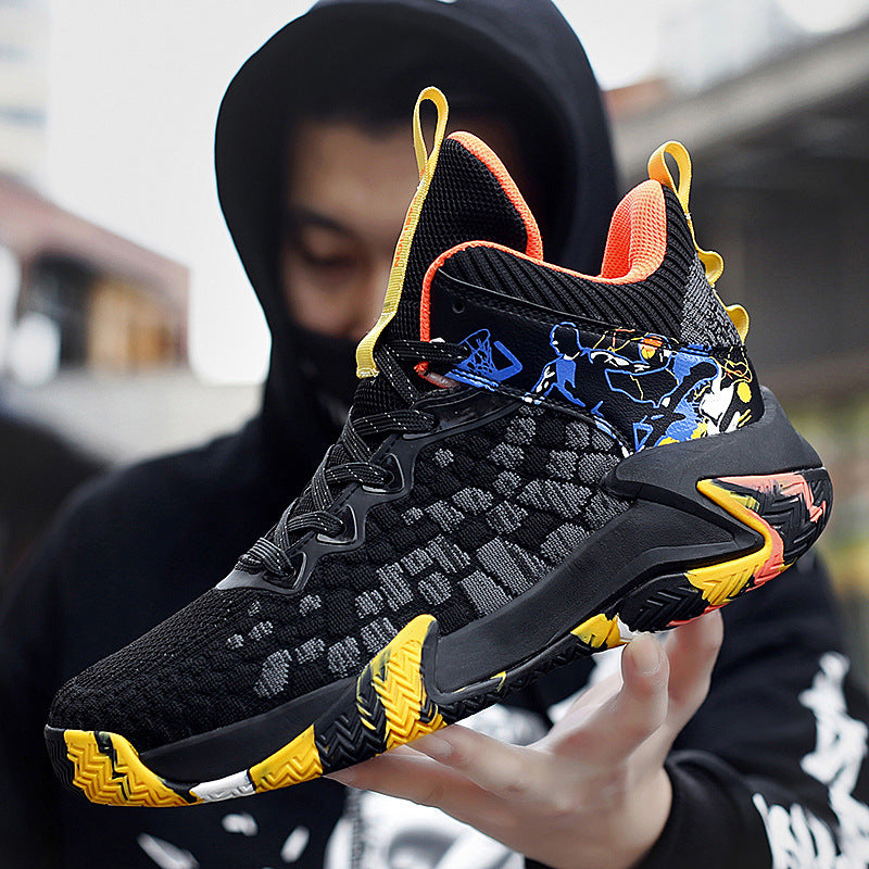Men's Basketball Shoes - High Top Sport Sneakers