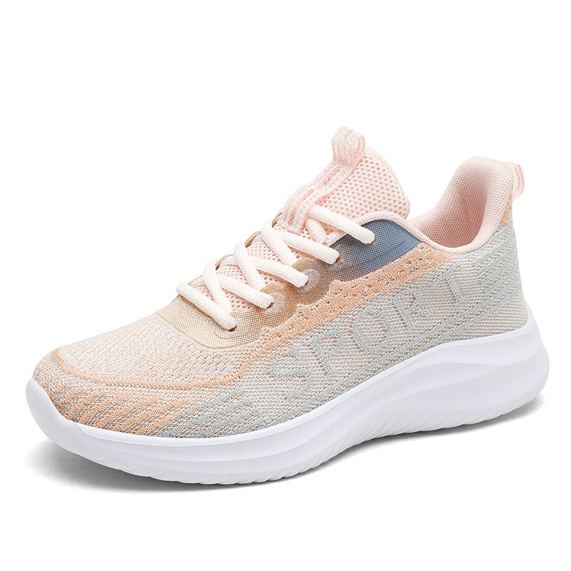Fashionable Women's Breathable Mesh Running Shoes