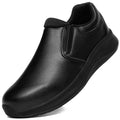 DXINZHI Mens Slip Resistant Work Shoes Food Service Shoes - Professional Oil Water Resistant Chef Shoes ，Suitable for Walking and Casual (BK-10.5) Black