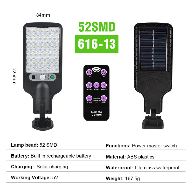 Outdoor Aluminum Solar Sensor LED Garden Wall Light