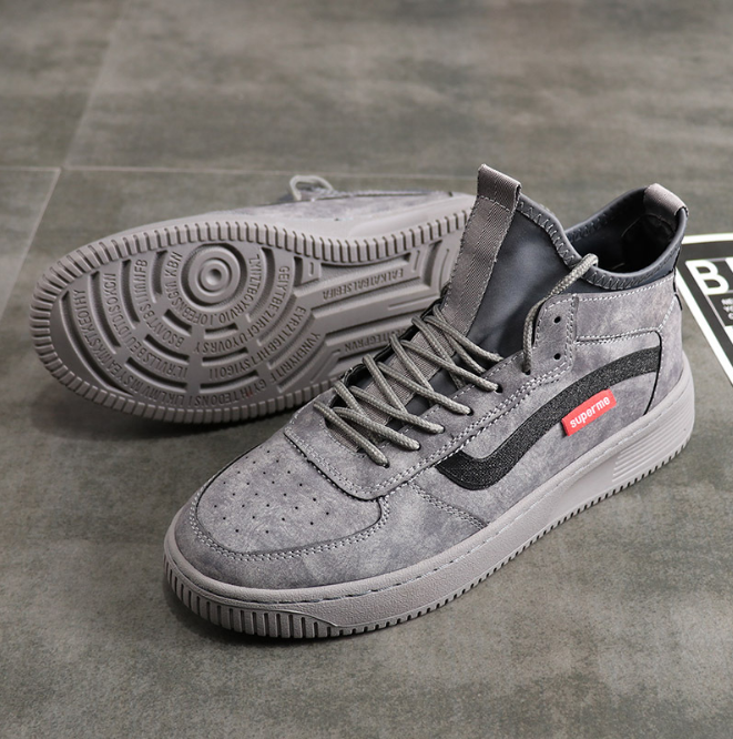 Men's Korean Style Casual High-Top Sneakers