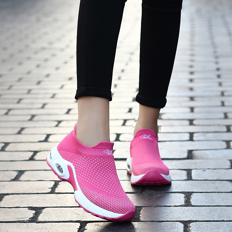 Women's Breathable Athletic Sneakers with Air Cushion