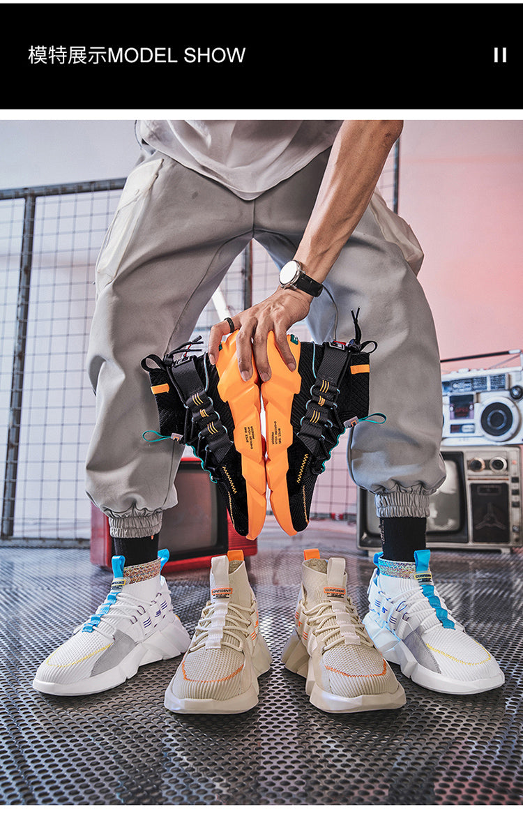 Men's High-Top Sock Sneakers - Stylish Summer 2020