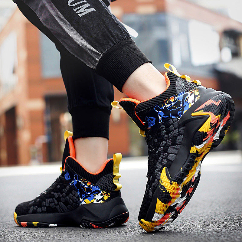 Men's Basketball Shoes - High Top Sport Sneakers