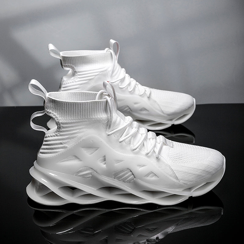 Men's High-Top Sock Shoes - Breathable Running Sneakers