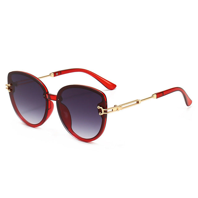Imwete Cat Eye Gradient Sunglasses for Women UV400
