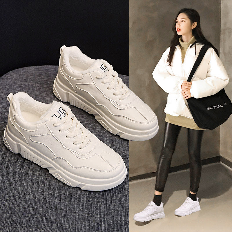 Women's 2020 Fashionable White Sneakers for Fall/Winter