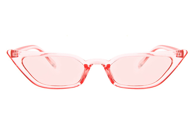 Cat Eye Sunglasses, Clear Lens Small Frame Shades